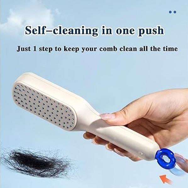 Self-cleaning hair brush - photo 2