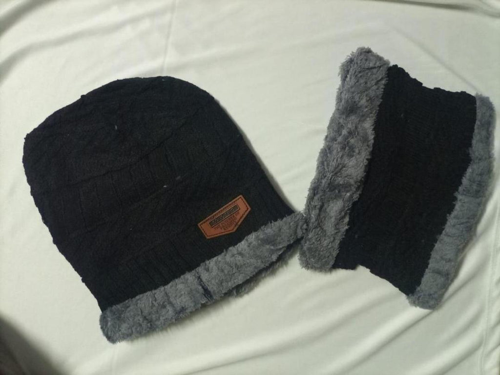 Winter cap and neck warmer set - photo 3