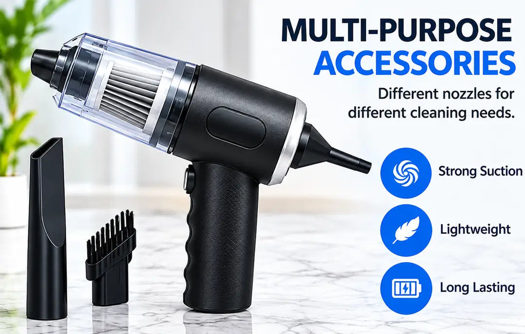 3-in-1 portable mini vacuum cleaner - photo 5