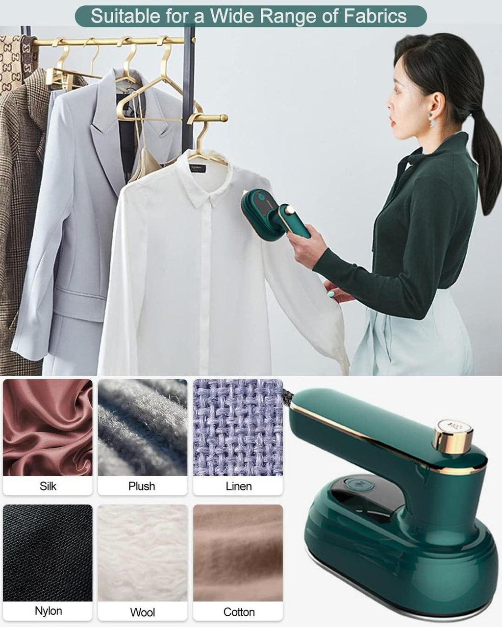 Mini steam iron for travel - photo 5