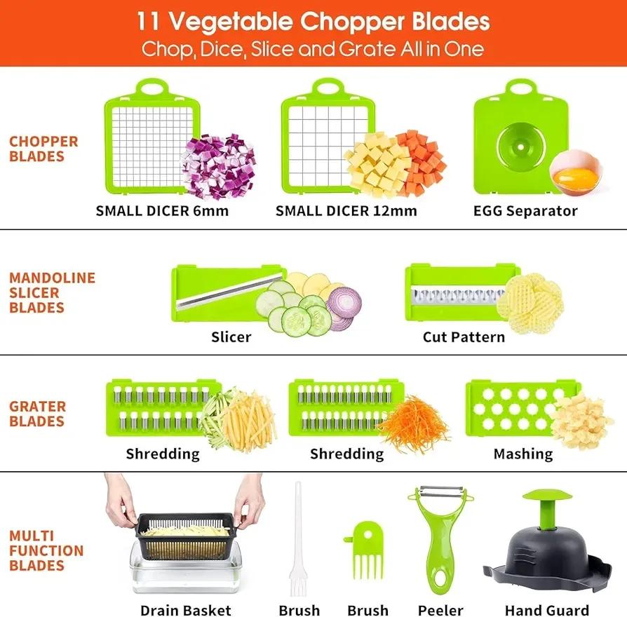 Multifunctional vegetable cutter set - photo 8