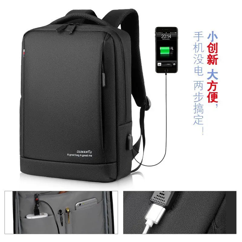 Laptop backpack with USB port - photo 2