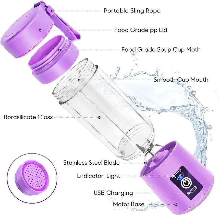 Portable electric juicer bottle - photo 3