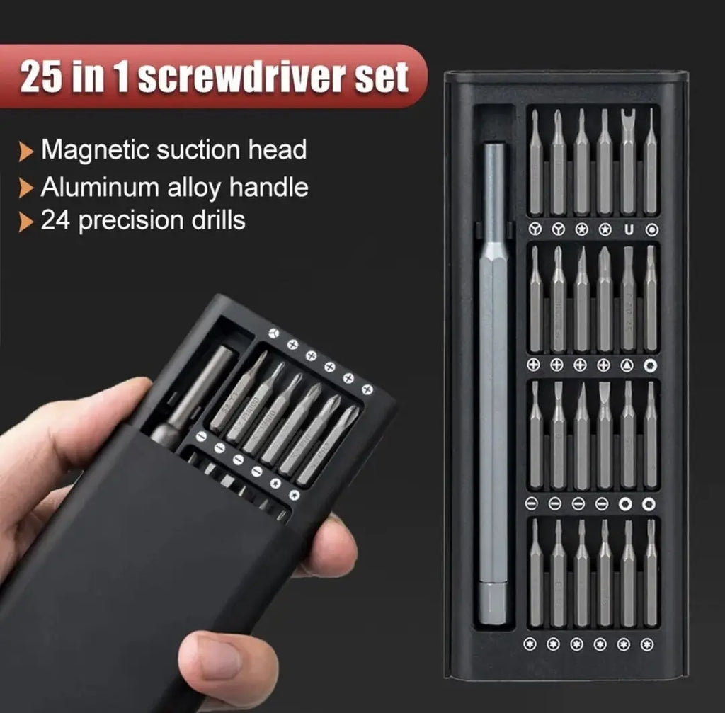 24-in-1 Precision Screwdriver Set – Mini Repair Tool Kit for Mobile, Laptop & Watch