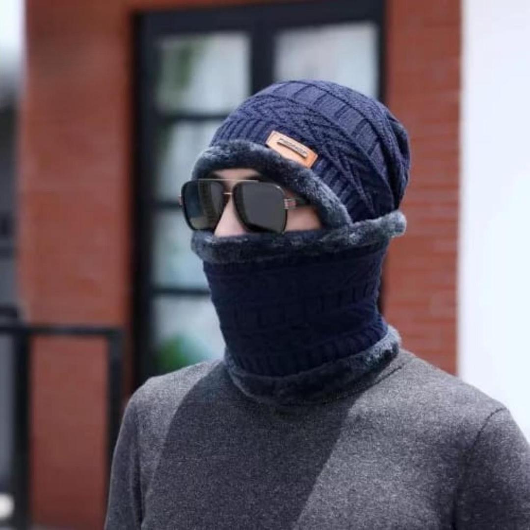 Winter cap and neck warmer set - photo 4