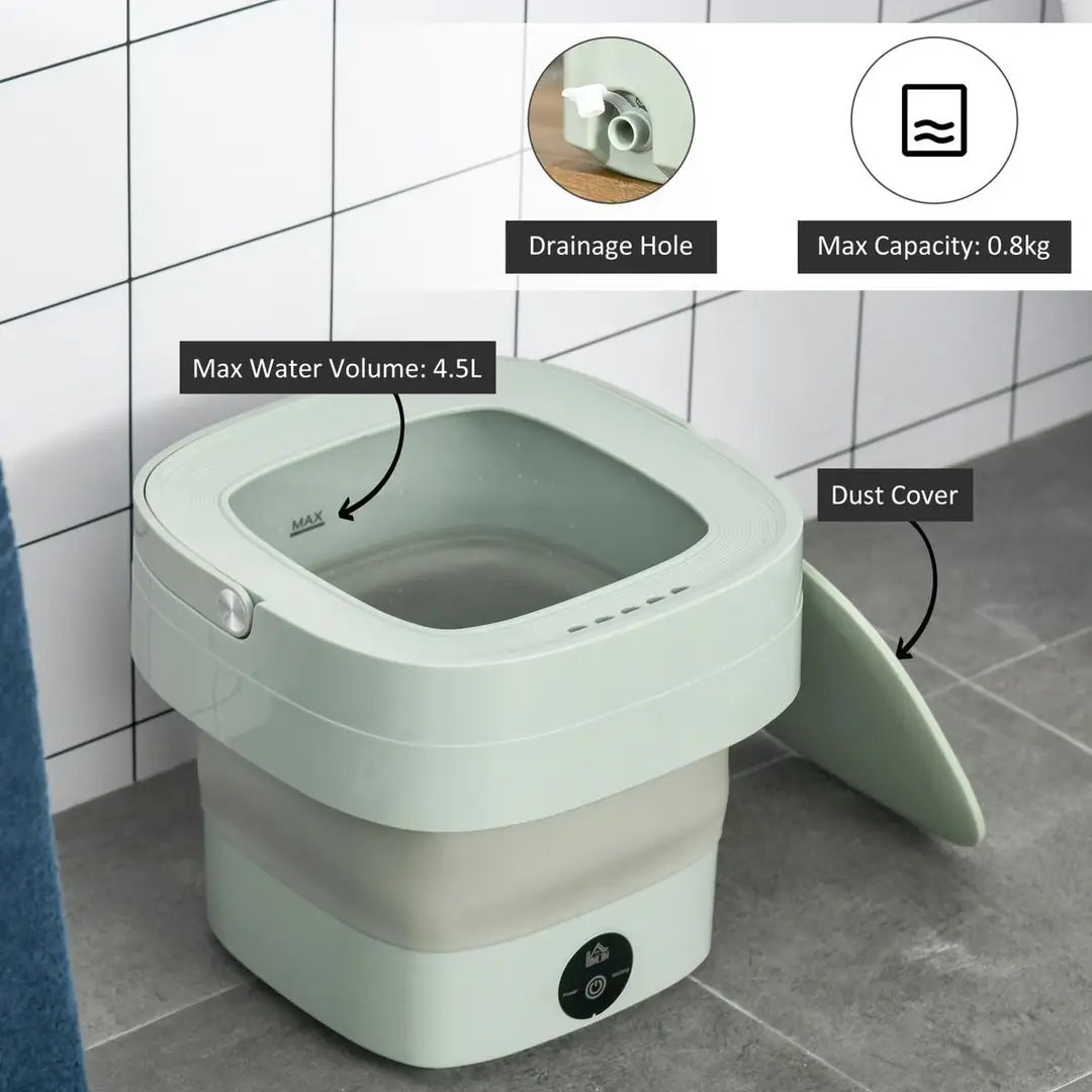 Foldable portable mini washing machine - photo 2